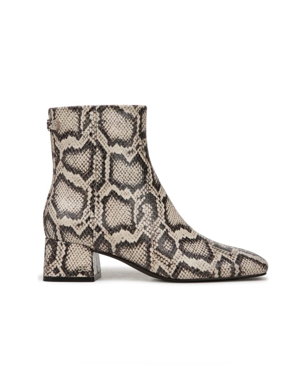 Sam Edelman Paige Snake Print Leather Ankle Boot (Size: 8)